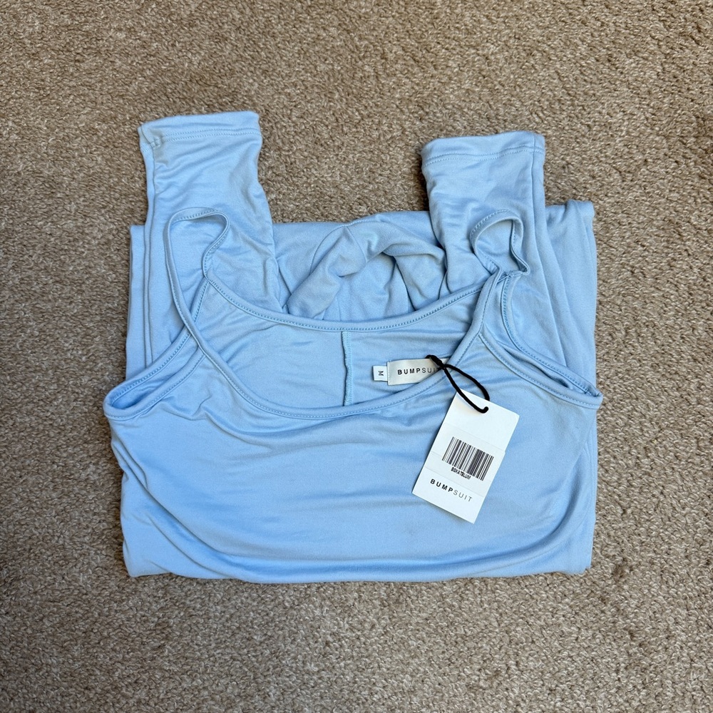 Bumpsuit - The Kate Maternity Unitard in Powder Blue